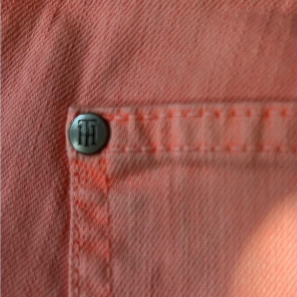 Tommy Hilfiger Jeans Womens Pink Zipper Ankle SZ 12 - Picture 6 of 12